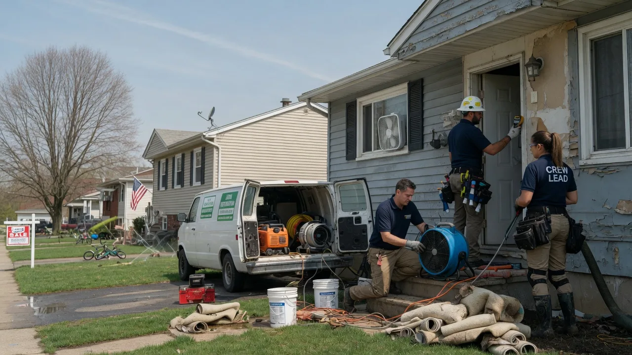 Flood Cleanup in Hudson, IA near me