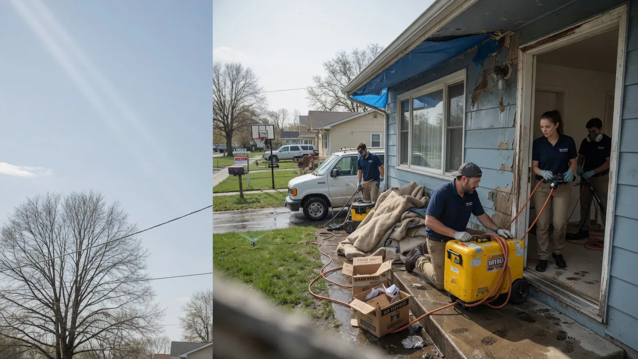 Basement Flood Cleanup in Hudson, IA near me